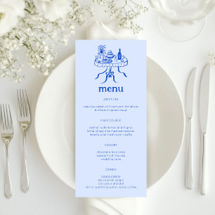 Tischdeckenkleidung aus Whimsikbüffet Modernes KUS Menükarte