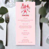 Tischdeckenkleidung aus Whimsikbüffet Modernes KUS Menükarte