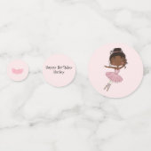 Tischdekor Ballerina Party Confetti Konfetti (Vorderseiten)