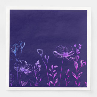 Tischdekor des botanischen Party" Serviette