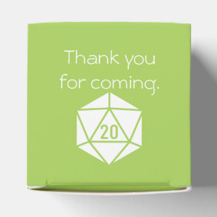 Tischdekoration Chic in Peridot-Geschenkbox Geschenkschachtel