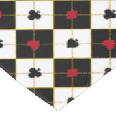 Tischdekoration des Casinos, Party Poker Spielkart Tischdecke (Schrägansicht)