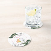 Tischdekoration Herbstdusche Runder Pappuntersetzer (Vor Ort)