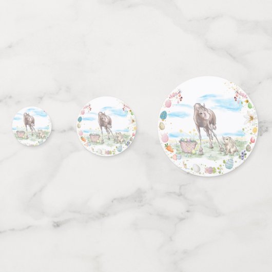 Tischdekoration, Osterdekoration Konfetti (Vorderseiten)