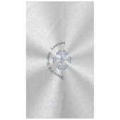 Tischdekorationen zum 60. Hochzeitstag Tischdecke (Vorderseite)