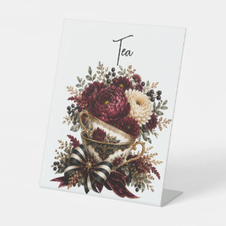 Tischdesign Sockelschild