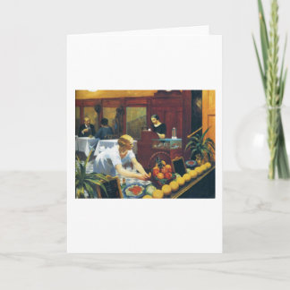 Tische für Damen - Edward Hopper Karte
