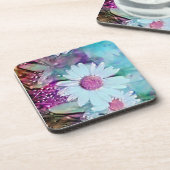 Tische in einem Bach schöne Beleuchtung Getränkeuntersetzer (Linke Seite)