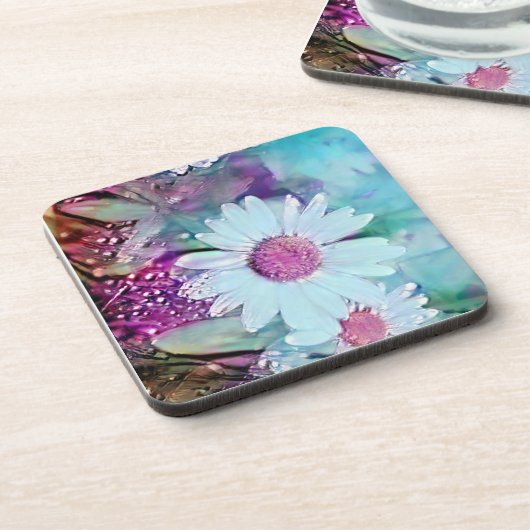 Tische in einem Bach schöne Beleuchtung Getränkeuntersetzer (Linke Seite)