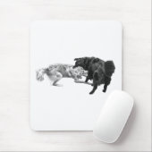 Tischfreude, schattiertes Paar Mousepad (Mit Mouse)