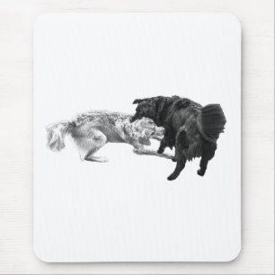 Tischfreude, schattiertes Paar Mousepad