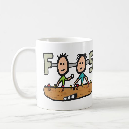 Tischfußball Kaffeetasse (Links)