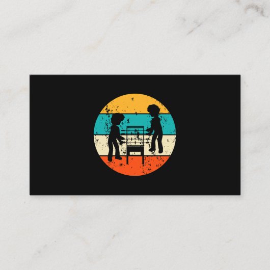 Tischfußball Visitenkarte (Vorderseite)