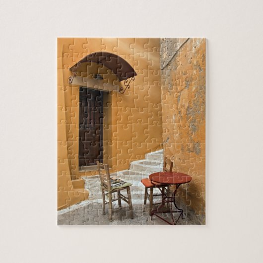 Tischgestaltung, Chania, Kreta, Griechenland Puzzle (Vertikal)