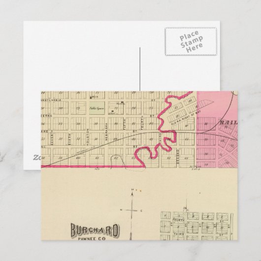 Tischgestein, Nebraska Postkarte (Vorne/Hinten)