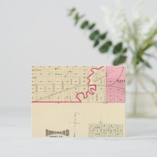 Tischgestein, Nebraska Postkarte (Stehend Vorderseite)