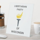 Tischhalterung Sockelschild (In Situ)