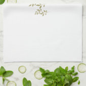 Tischhandtuch mit Leaf- und Branchendesign Geschirrtuch (Gefaltet)