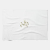 Tischhandtuch mit Leaf- und Branchendesign Geschirrtuch (Horizontal)
