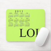 Tischkalender 2011 mousepad (Mit Mouse)