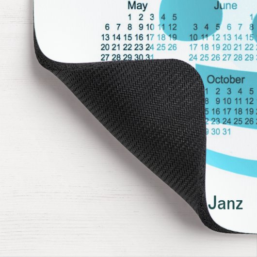 Tischkalender 2012 mousepad (Ecke)