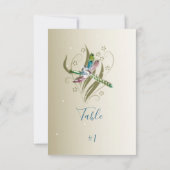 Tischkarte für den Schmuckzug des Empfangs Einladung (Rückseite)