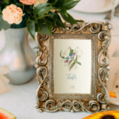 Tischkarte für den Schmuckzug des Empfangs Einladung