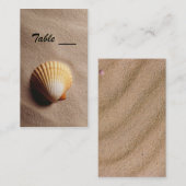 Tischkarte für die Sicherheit am Strand Platzkarte (Vorne/Hinten)