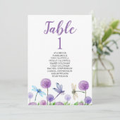 Tischkarte für Sitzplätze Schöne Kalligrafie Einladung (Stehend Vorderseite)