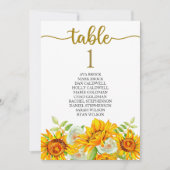 Tischkarte für Sitzplätze Schöne Kalligrafie Einladung (Vorderseite)