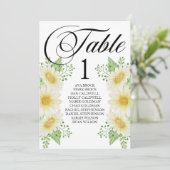 Tischkarte für Sitzplätze Schöne Kalligrafie Einladung (Stehend Vorderseite)