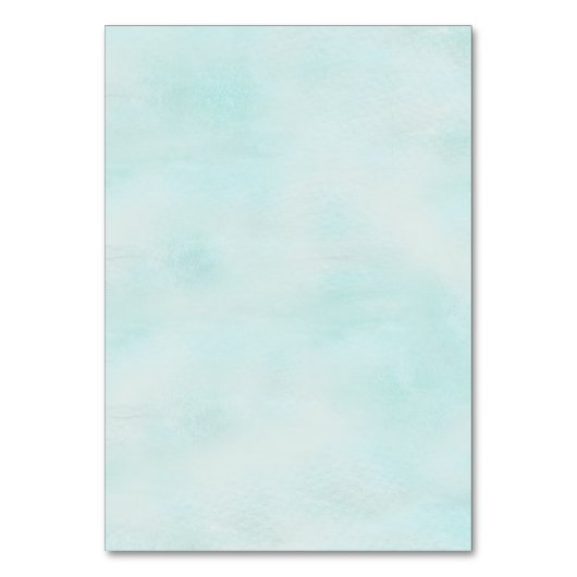 Tischkarte für Starfish und Ribbon-Platz Tischnummer (Rückseite)