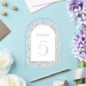 Tischkarte mit Wildblumen (Insitu (Hochzeit))