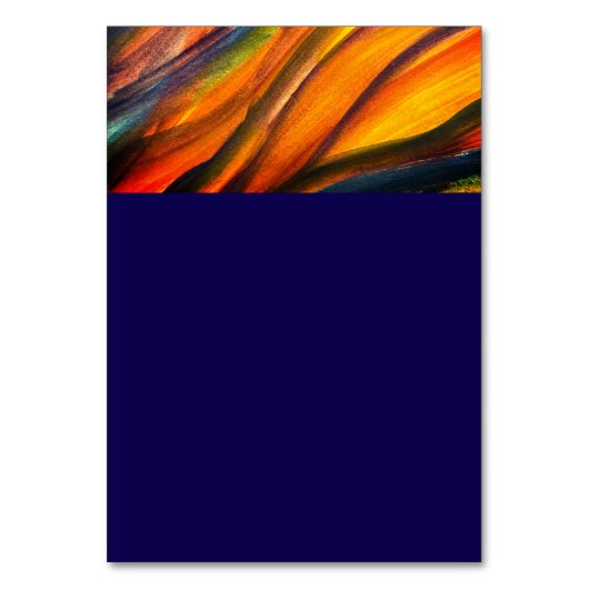 Tischkarte Tischnummer (Vorderseite)