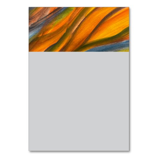 Tischkarte Tischnummer (Vorderseite)