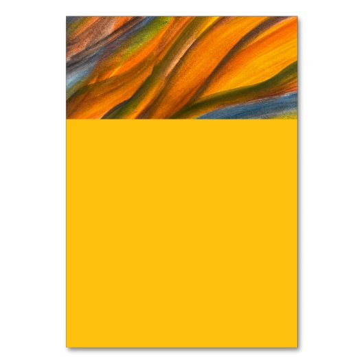 Tischkarte Tischnummer (Vorderseite)