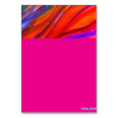 Tischkarte Tischnummer (Vorderseite)