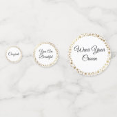 Tischkonfetti-Beimischung 2 Tragen Sie Ihre Krone Konfetti (Vorderseiten)