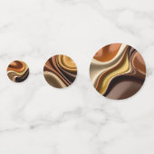 Tischkonfetti in stilvoller abstrakter Grafik Konfetti (Rückseiten)