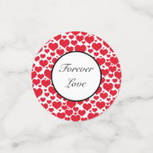 Tischkonfetti-maßgeschneiderte Hochzeit Konfetti (Klein Vorderseite)