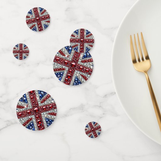 Tischkonfetti mit britischen Farben Konfetti (Gruppe)