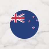 Tischkonfetti mit der Flagge Neuseelands Konfetti (Klein Vorderseite)