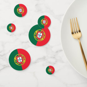 Tischkonfetti mit der Flagge Portugals Konfetti