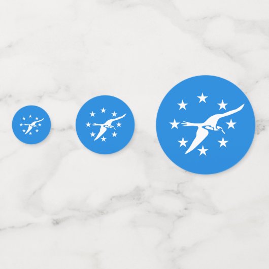 Tischkonfetti mit der Flagge von Corpus Christi, T Konfetti (Vorderseiten)