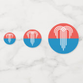 Tischkonfetti mit der Flagge von Kansas City, Miss Konfetti (Vorderseiten)