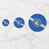 Tischkonfetti mit der Flagge von Las Vegas City, N Konfetti (Rückseiten)