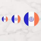 Tischkonfetti mit der Flagge von New York City Konfetti (Rückseiten)