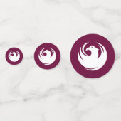 Tischkonfetti mit Fahne von Phoenix City, Arizona Konfetti (Vorderseiten)