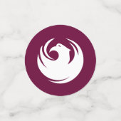 Tischkonfetti mit Fahne von Phoenix City, Arizona Konfetti (Klein Vorderseite)