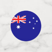 Tischkonfetti mit Flagge Australiens Konfetti (Klein Vorderseite)